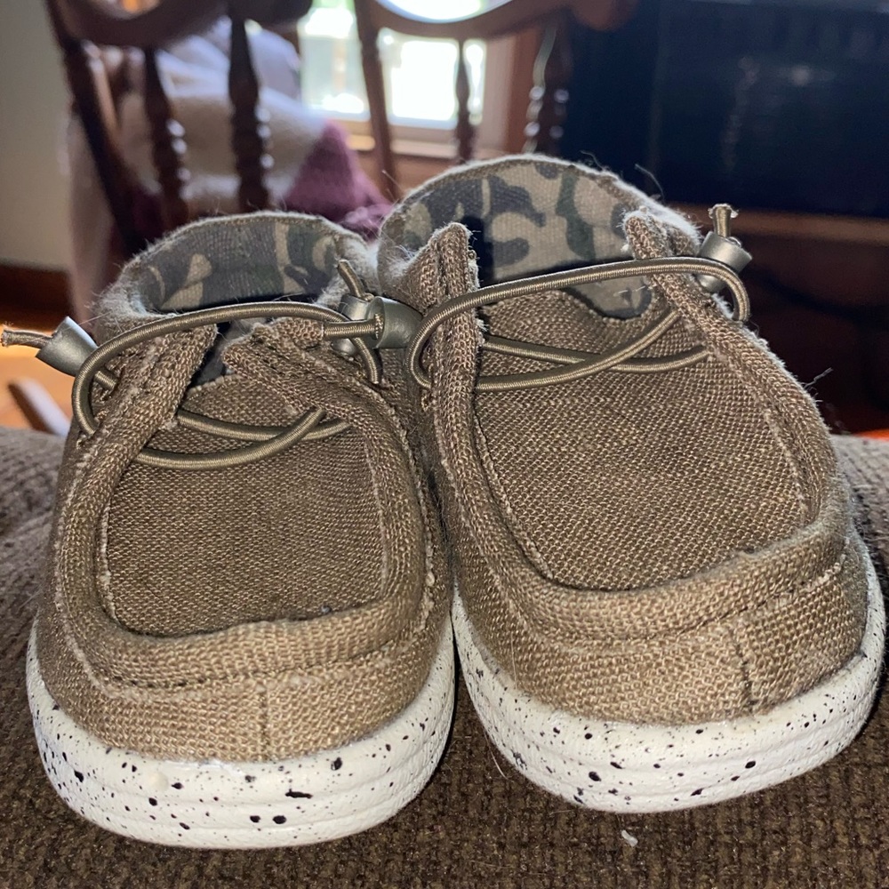 Brand New! Put them on my son once and didn’t fit